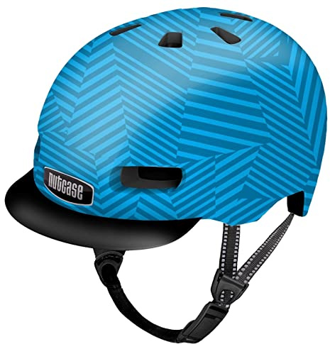 Nutcase Kinder Fahrradhelm Little Nutty MIPS, Moody Blau, 48-52 cm, 10001