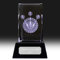 Druckspezialist Pokal Dart Glas 3D Glasblock extra schwer mit Gravur (Set je 1x S, M und L)