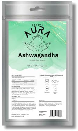 ASHWAGANDHA 400MG - 90 Tablets HIGH Strength Stress Fatigue Anxiety Relief