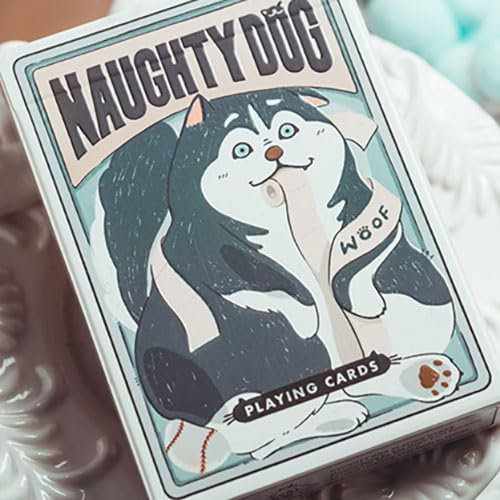 Naughty Dog Playing Cards by 808 Magic and Bacon Playing Card
