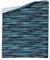 Wollhuhn Kinder Long Loop MAXI Halswärmer/Schlupf-Schal Extra Lang Jungen/Mädchen Viele Motive 20240201 (Baumwolljersey, Lines Schwarz/Türkis)
