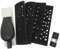 Ginobili 200 X 70mm Sanding Block Vacuum Hand Sander Sponge Pad Dust Free Black with 4 Pcs Replacement Pad for Wood Polishing Car