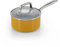 Cook N Home Nonstick Sauce Pan with Glass Lid, 1.5-Quart Small Saucepan Hard Anodized Non Stick Ceramic Cookware, Induction Cooking Pots and Pans with Stay-Cool Handles, Cacerola, Yellow