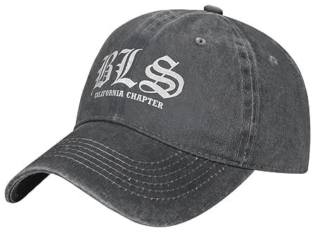 KWQDOZF Black Music Label Music Society Baseballkappe Vintage Washed Denim Cap Unisex Casual Outdoor Sport Hut Schwarz