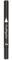 Eyeliner Stempel Doppelkopf-Stempel Eyeliner 2 in 1 doppelt kopf wasserdichte flüssige eyeliner stift make-up-Werkzeug Schwarzes Herz