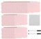 sourcing map 40pcs Basket Labels Clip 3.5 x 2.8 Inch Plastic Removable Storage Bin Labels Tags with 2pcs Erasable Black Marker and Wipe for Basket Cube Box Bin Storage Organization, Pink