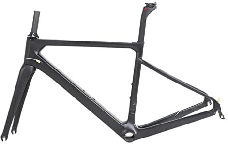 Carbon Faser Rennrad Rahmenset 700C C Bremse Racing Rahmen Mit Gabel 45/48/51/54cm 100/130mm Quick Release Rahmen Set Interne Routing