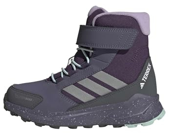 adidas Unisex Kids Terrex Trailmaker 2 High Climawarm+ Kids, Aurora Plum/Matte Silver/Semi Flash Aqua, 6.5 UK