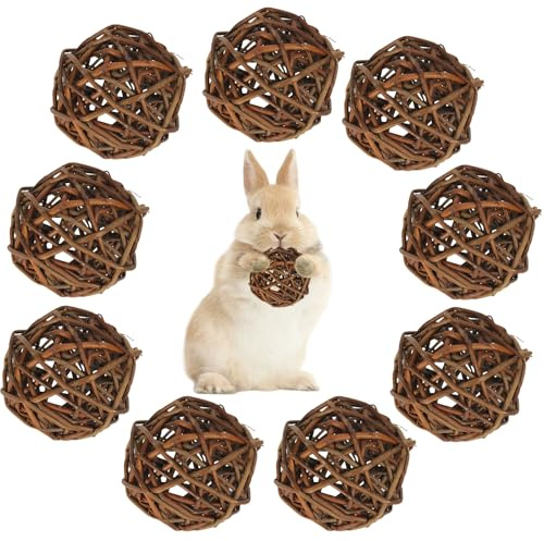 GUOYOU 9 Pièces Jouets a Mâcher pour Lapin Nain,Jouets pour Petits