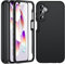 NWNK13 Case For Samsung Galaxy A16 5G / 4G Slim Fit Front & Back 360° Case Built-in Screen Protector Full Body Silicone Gel Mobile Phone Cover Black