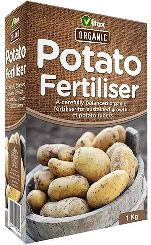 Vitax Organic Potato and Vegetable Fertiliser 1kg - 4.5kg, Natural Plant-Based Feed for Root Crops & Vegetables – Promotes Strong Growth, Higher Yields & Soil Health (1kg)