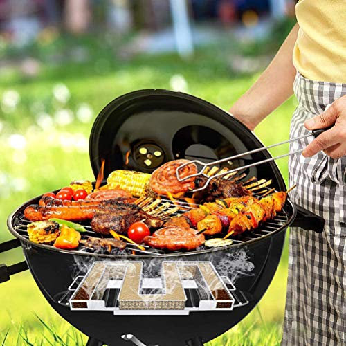 KIMISS Generatore di Fumo a Freddo Fumatore di Carne in Acciaio Inossidabile per Fumo a Freddo-design a Forma di M Bilanciato per un'efficace Distribuzione del e una Pulizia Facile-compatibile con