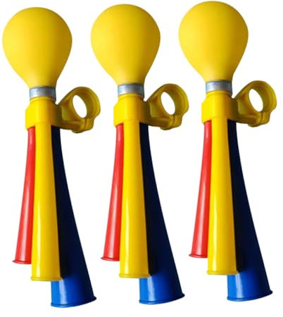 FOYTOKI 3stücke Fahrradlenker Hörner Laute Lufthörner Für Straße Fahrräder Klassisches Design Tragbar Robustes Material Einfach Zu Montieren Fahrradzubehör Lenkerhörner Teenager