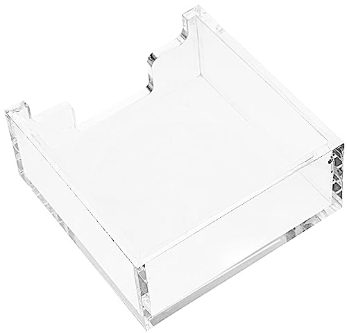 MOTHNUR Caja De Pañuelos Servilletero De Mesa Acrílico Transparente | Material Acrílico, Color Transparente, Tamaño 10.00X10.00X4.50cm, Uso Diario