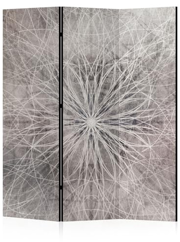 LUMASOUL Paravent Raumteiler Innen beidseitig Bedruckt 135x172 cm Mandala 13