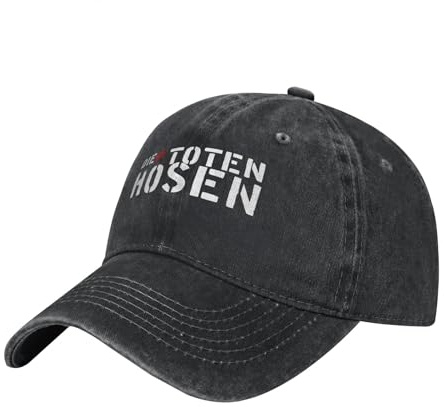 Hosen Punk Rock Band Die Toten Erwachsenen Washed Denim Baseball Cap Rock Band Merch Unisex Baumwolle Casual Streetwear Festival Geschenk für Fans