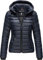 Navahoo Damen leichte Übergangsjacke Steppjacke mit Kapuze Lulana Navy Gr. XS