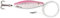 Zebco Bulben, bleifreier Blinker mit Inline-Schnurführung, in drei Gewichten und sechs Farben, idealer Köder für Meerforelle (pink-silber-weiß, 30g)