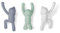 Umbra Buddy Wall Hook Set of 3 Colour: Umbra Multi