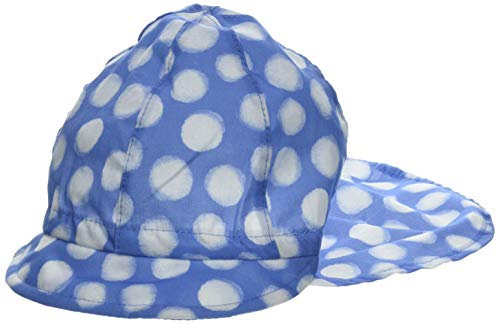 maximo Baby-Mädchen Schildmütze Mütze, Blau (Blaues Azur-Weiß-Punkte 40), 47