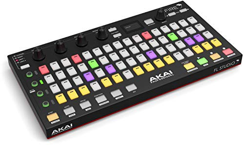 AKAI Professional Fire (Software Bundle) – Tastiera MIDI Controller USB per FL Studio con Matrice Clip 4x16 RGB, Drum Pad e Software FL Studio Fruity Edition