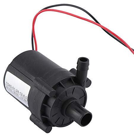 24 / 12V DC Pumpe Bürstenlose Wasserdurchflusspumpe Brushless Tauchwasserpumpe Einstellbare Zirkulations Gleichstrommotorpumpe(12V)