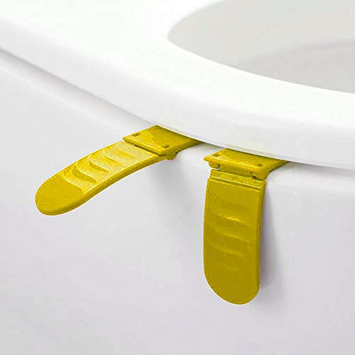 SHOP-STORY - Lève cuvette de toilette portable - Jaune