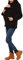 amropi Tragejacke für Mama und Baby 3 in 1 Damen Langarm Kapuze Känguru Umstandsjacke Warm Tragepullover mit Babyeinsatz Schwarz,M