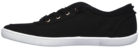 Skechers Damen Bobs B Cute Memory Foam, Flexible Laufsohle, Leichte Vegane Schuhe Sneaker, Schwarz, 38 EU Weit