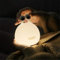 PUEKEO Schnecke Nachtlicht Silikon wiederaufladbare Babyschlaflampe Touch Switch Kinder Nachtlicht Dimmbare Nachtlampe Timer