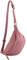 modamoda de - T77 - ital. Hüfttasche Bauchtasche Brusttasche Medium aus weichem Leder, Farbe:Altrosa