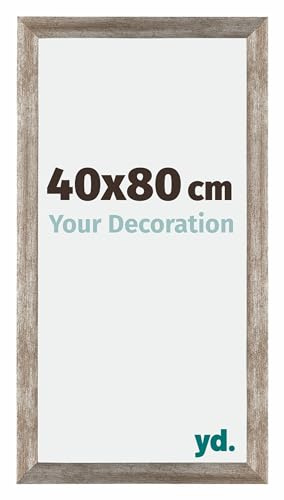 yd. Bilderrahmen 40x80 cm Metall Vintage - MDF Rahmen Mura | Your Decoration, Acrylglas aus Kunststoff, Wandmontage, Geeignet für Fotos, Poster und Puzzles, Made in Holland