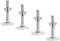 woplus 4 Set Stellteller Stellfuß Möbelfuß Sockel versteller M8 Schraubfüße f.Sockel Möbel mit Einschlagmuttern (M8x61 ⌀Fuß 33mm)