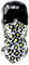 REEFLEXX White Leopard Loop, Schlauchschal Halstuch Multifunktionstuch, bedruckt und mit Reflektoren atmungsaktiv, für Erwachsene