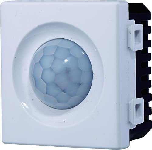 Sensore Movimento PIR Timer 2P 2M, Compatibile Con Bticino Matix, Da 2 Posti Moduli
