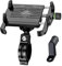 GRAND PITSTOP Bike Phone Mount Holder,Aluminum Motorcycle Phone Holder, Bicycle Handlebar Cell Phone Holder for iPhone 15 Pro MAX/Plus, 14 Pro MAX, S9, S10 and More 4.7 to 6.8 Smartphones