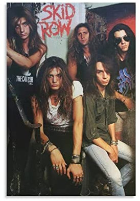XINGSHANG Skid Row Poster Musikposter Band Poster Leinwand Poster Wandkunst Bild Drucke Hängende Foto Dekor Home Poster Kunstwerke 50 x 75 cm