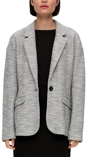 s.Oliver Damen 10.2.20.15.152.2135498 Blazer, 99X1 schwarz, 36