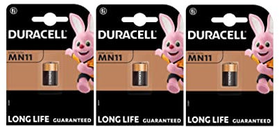 3X Duracell MN11 A11 11A (3 Blister da 1 Batteria) 3 Pile