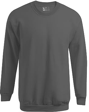 Terrax Workwear Rundhals-Sweatshirt in den Farben: schwarz, Oliv, dunkelblau und dunkelgrün (anthrazit, L)