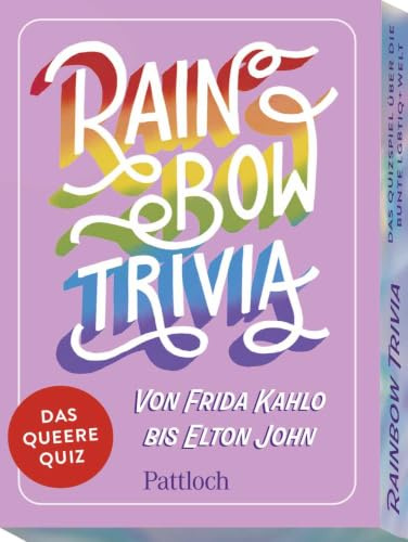 Rainbow Trivia: Von Frida Kahlo bis Elton John. Das queere Quiz | Das erste Quiz zu queeren Persönlichkeiten und Ereignissen.