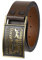 Levi's Herren Leather Belt with Plaque Buckle Gürtel, Brauner Schnappverschluss, Large (38-40)