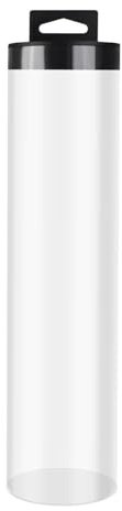 Badiman Tennis Ball Can Holder Pickleball Storage Tube Clear