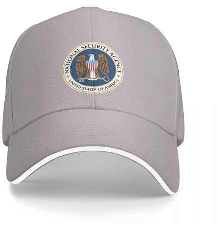 ENWIND Baseballmütze NATIONAL Security Agency NSA Kappe Baseballmütze Mützen Baseballmützen Baseballmützen Herrenkappe Bedruckte Hüte für Frauen