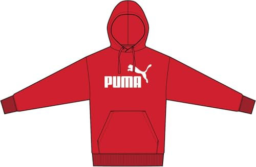 PUMA ESS No. 1 Logo Hoodie TR, Sudaderas con Capucha Hombre, For All Time Red,