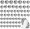 Bouiexye 75 Pieces Silver Cake Balls Topper Decorations Foam Cupcake Topper Mini Balloon Cake Topper Balls Cake Picks for Cake Deco Birthday Party Wedding