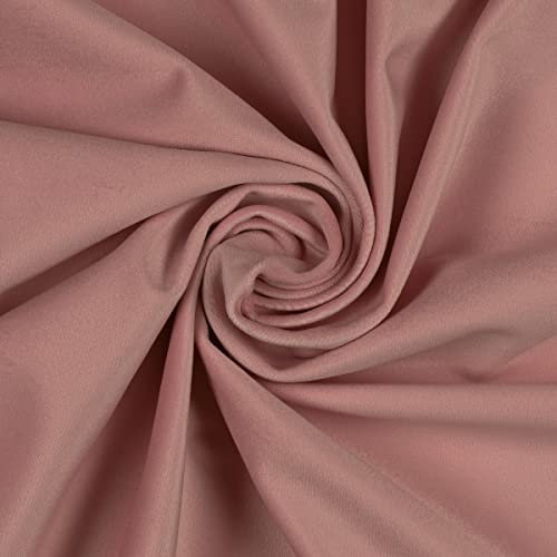Mondo Tessuti - Tagli di Velluto - Disponibile in Diversi Formati e più di 35 Colori DIY Fai da te Pannelli Pretagliati (Rosa Antico, 100X150CM)