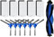 YUETTYY Lot de 12 brosses latérales principales de rechange pour aspirateur robot Venga VG Rvc 3000 3001, 1 brosse rouleau principale, 6 brosses latérales, 5 filtres HEPA
