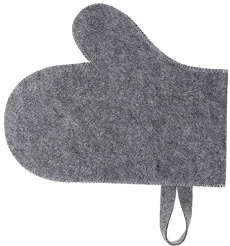 MERRYHAPY Saunahandschuh Aus Filz Badehandschuhe Hitzebeständig Unisex Feuchtigkeitsabsorbierend