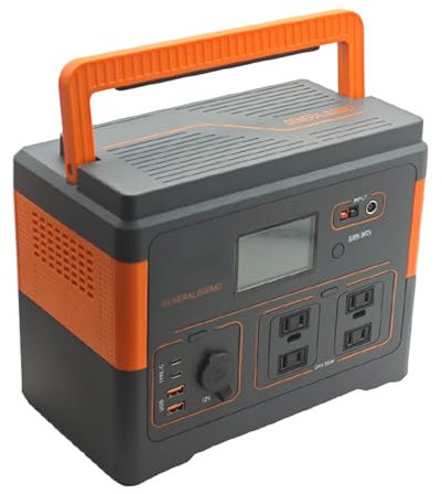 555 Wh Centrale Elettrica Portatile Stazione di energia solare Batteria 1000 W Onda sinusoidale Con caricabatterie Generatore Solare per Picnic di viaggio, camper, emergenza domestica